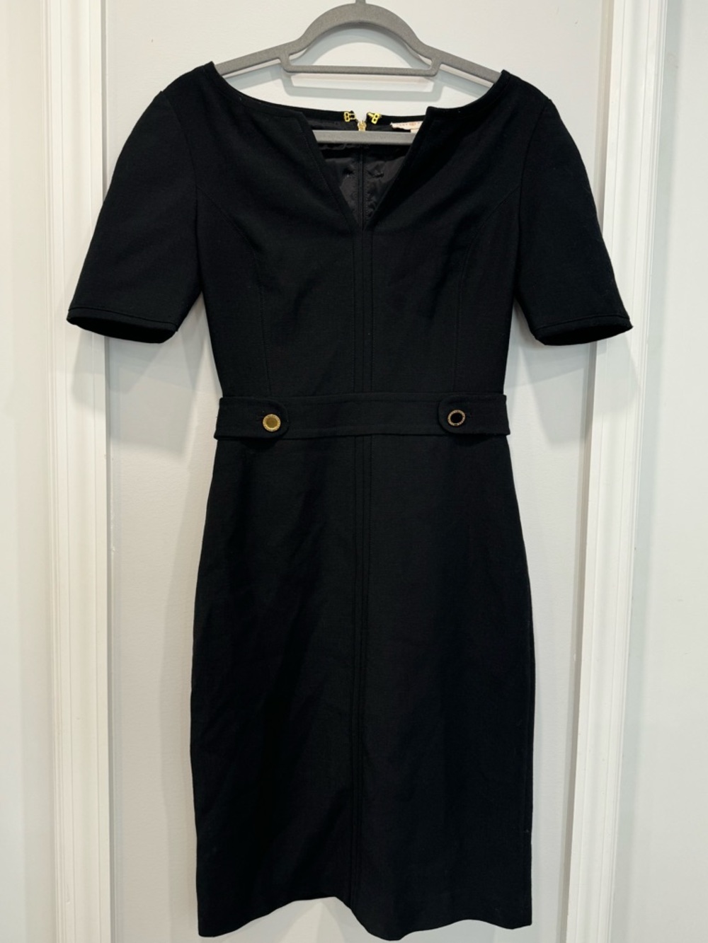 Tory Burch Gold Button Dress